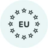 EU logo met sterren klein