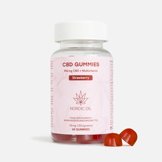 CBD Gummies (900mg) Aardbei
