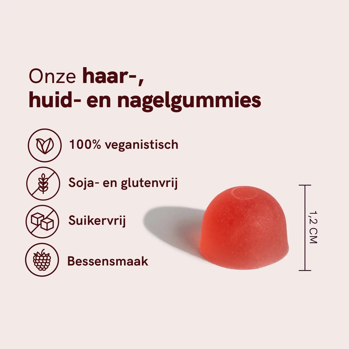 Huid, haar en nagels Gummies