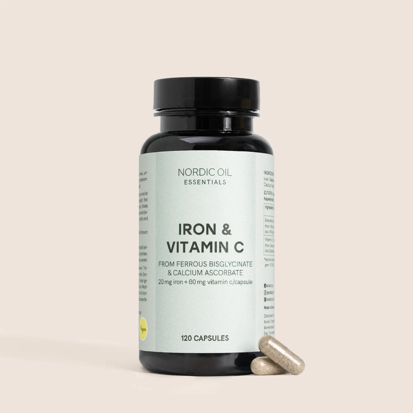 Ijzer- en Vitamine C Capsules