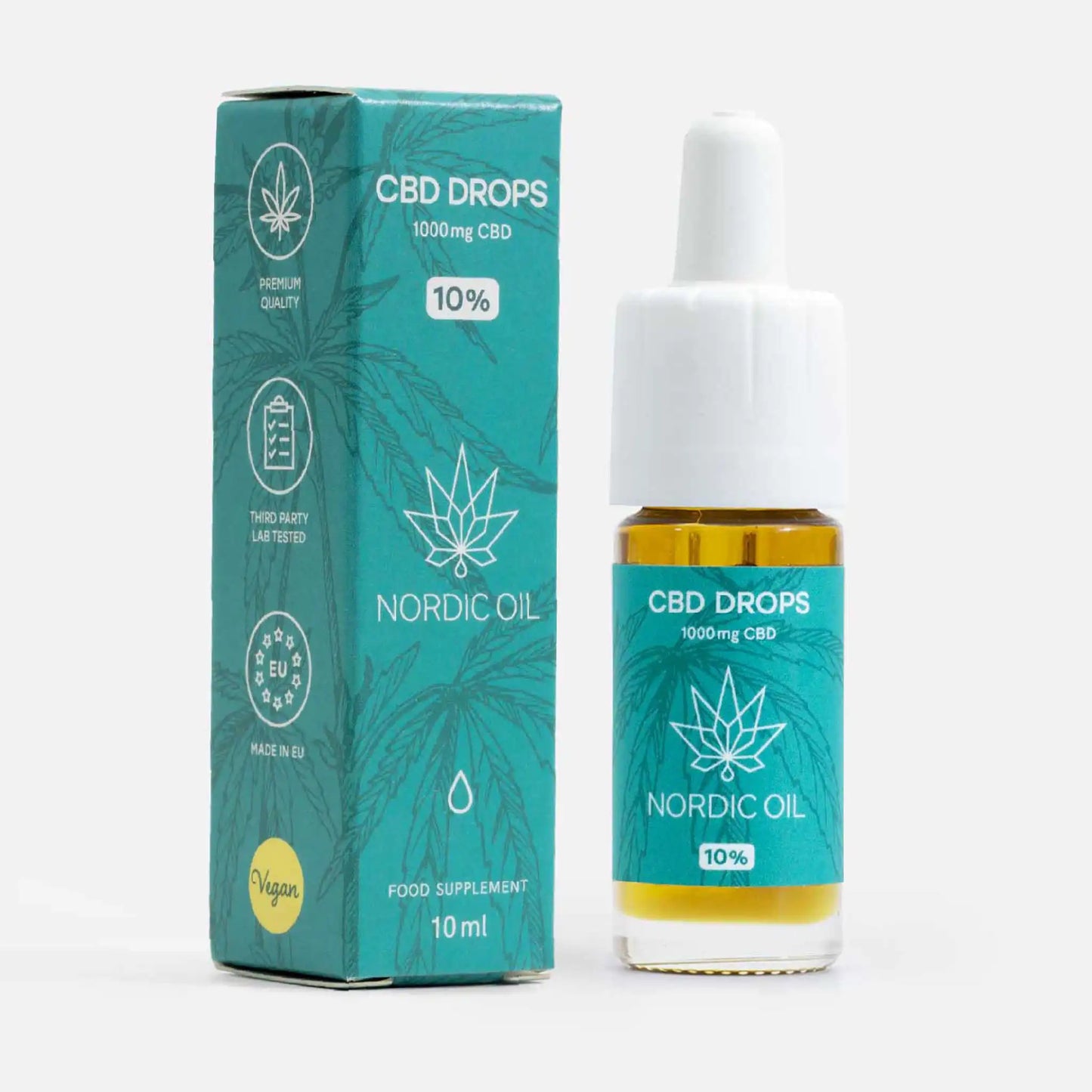 CBD Olie Plus - Verpakking en Product