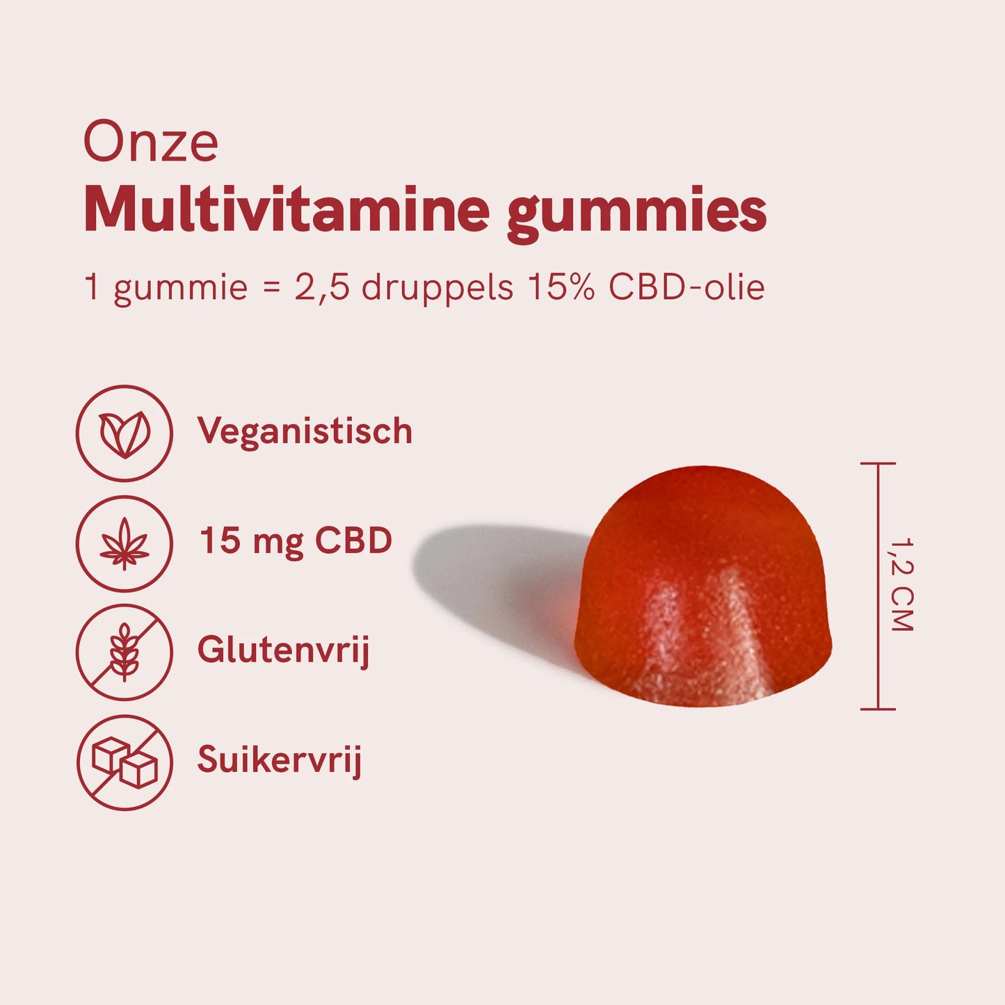 CBD Gummies (900mg) Aardbei