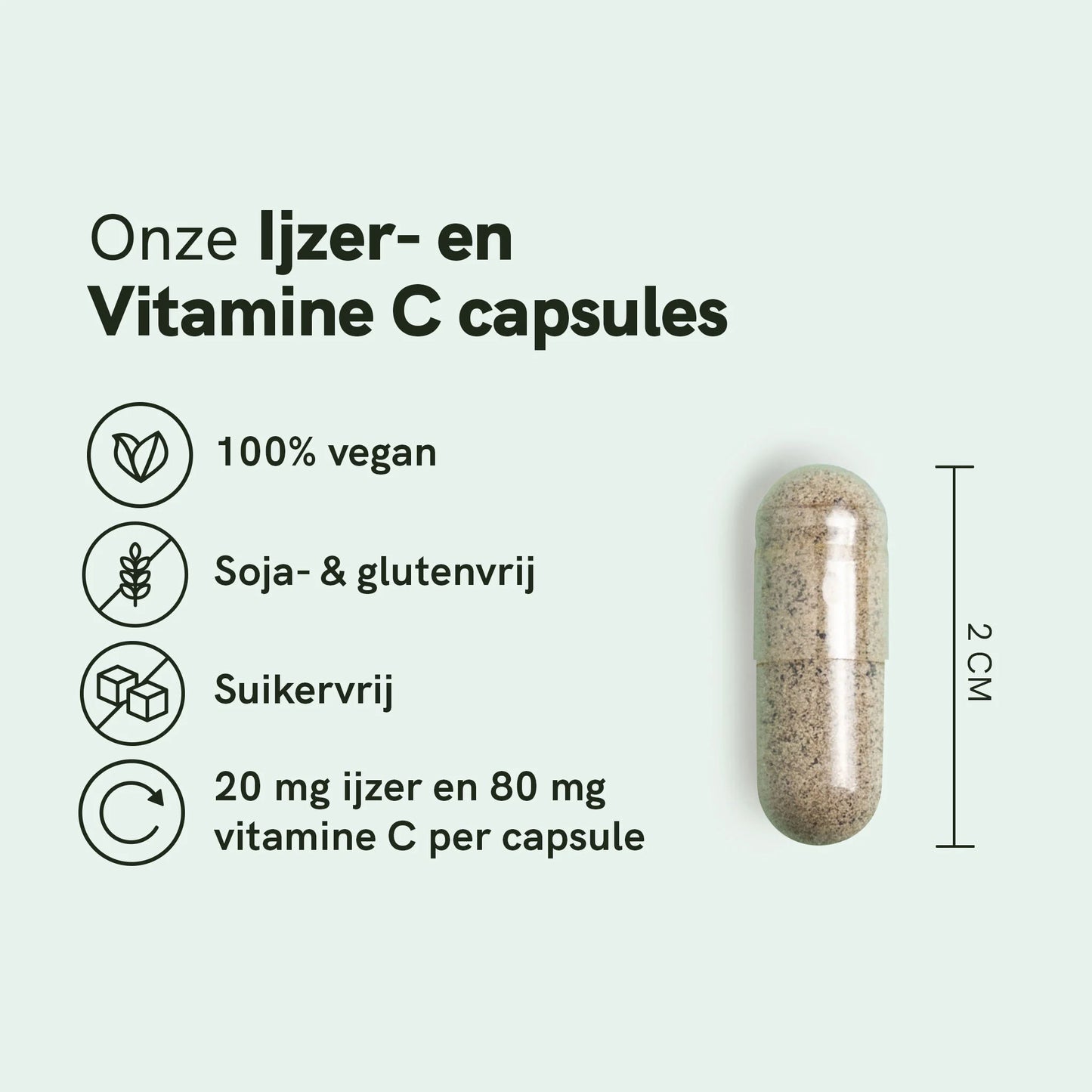 Ijzer- en Vitamine C Capsules