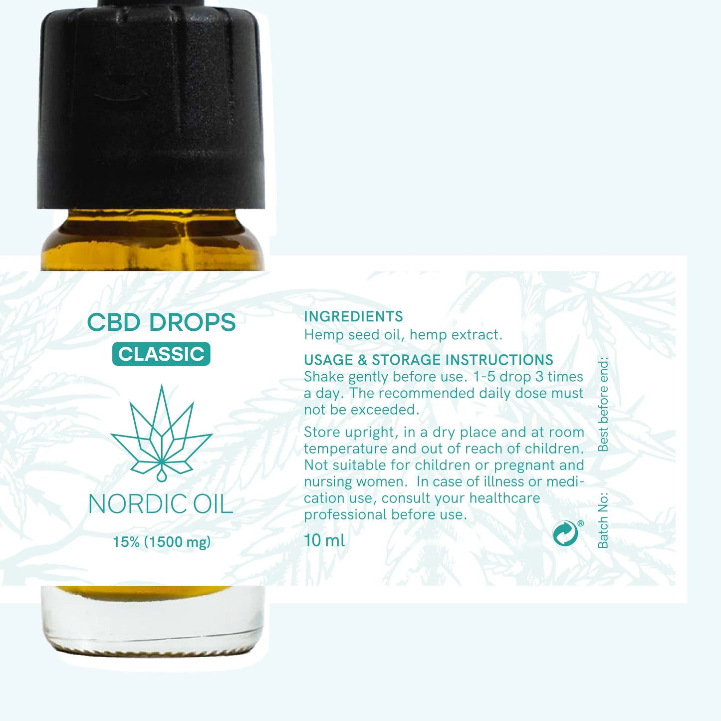 CBD olie (15%) CLASSIC