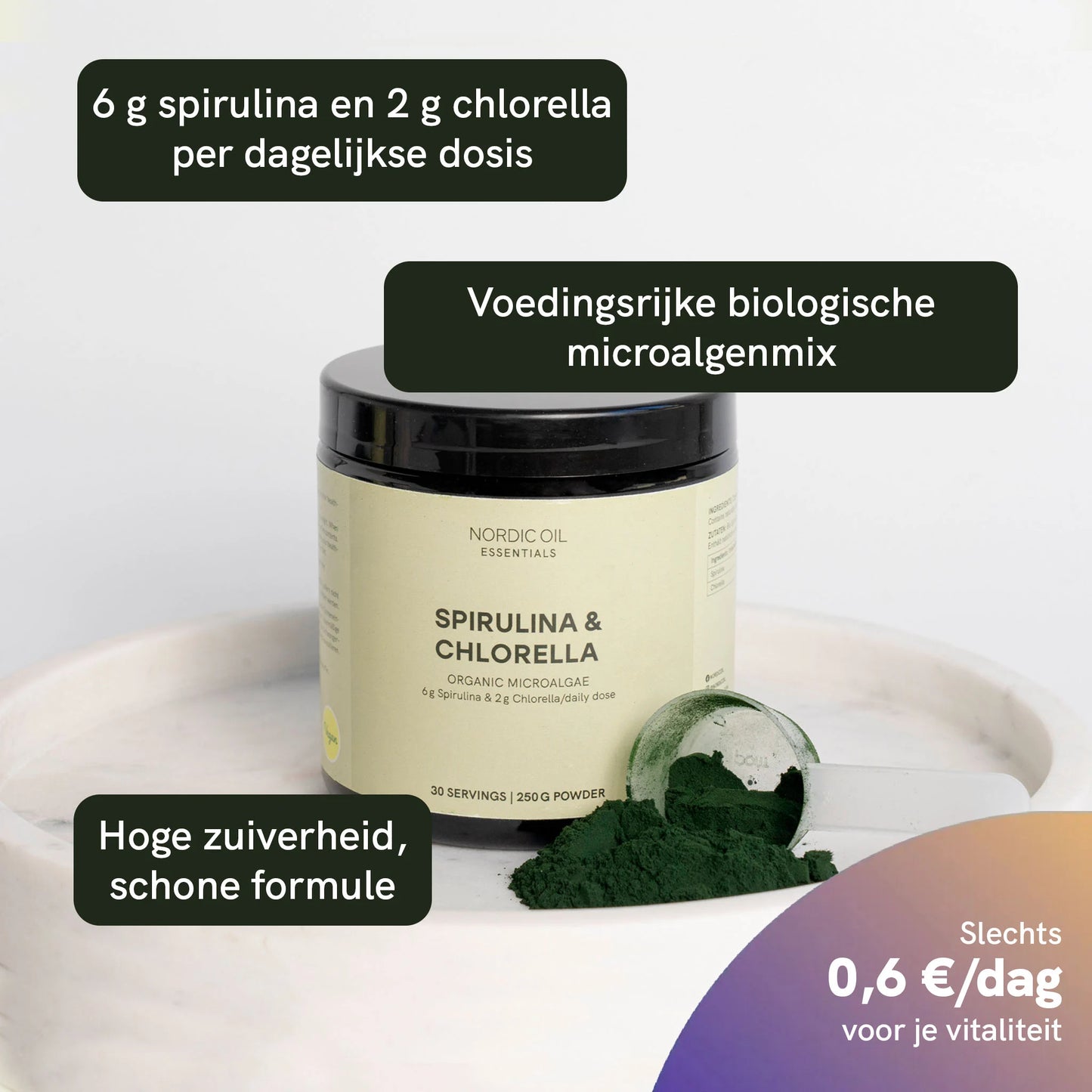 Spirulina-Chlorella-poeder