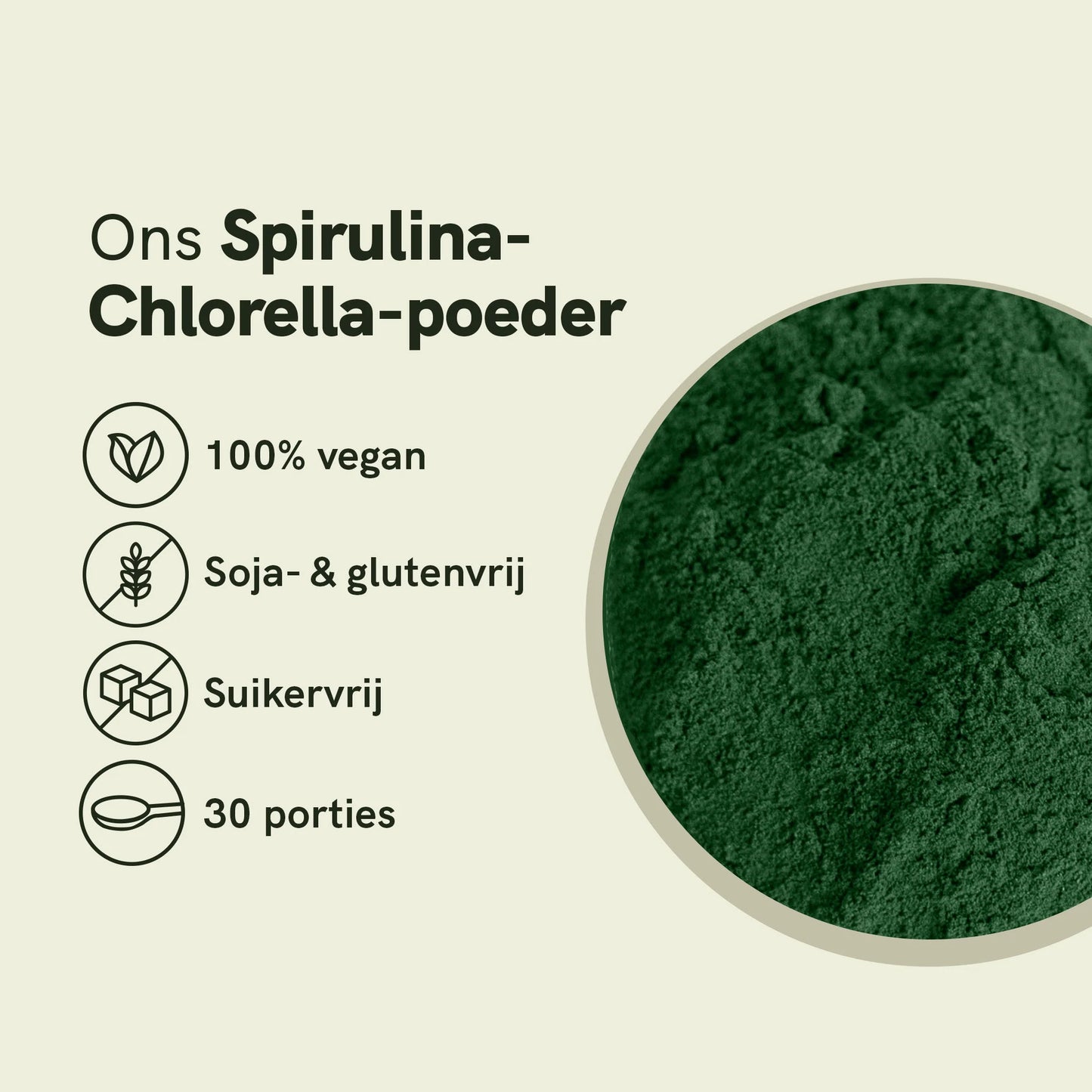 Spirulina-Chlorella-poeder
