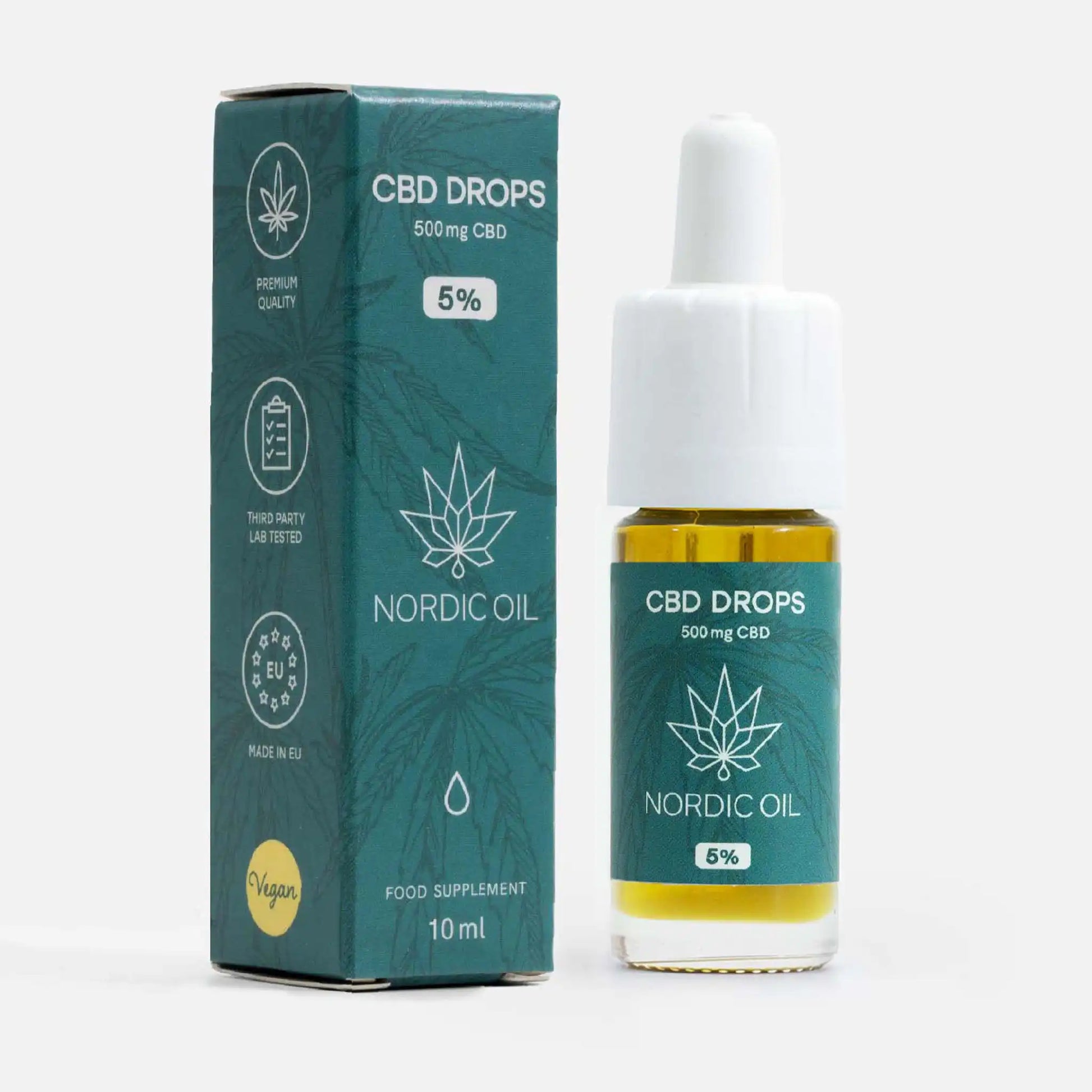 CBD Olie - Verpakking en Product